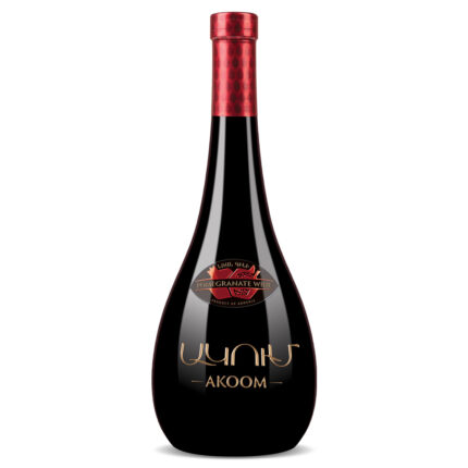 Akoom vin de grenade rouge semi-doux  0,75 l