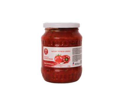 Sauce au poivron rouge “Adjika” – 730g