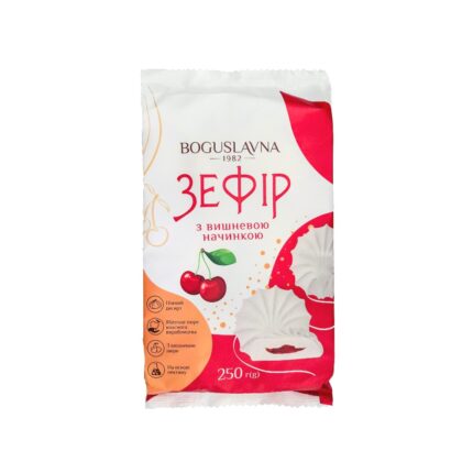 Zefir fourré à la cerise 250 g BOGUSLAVNA