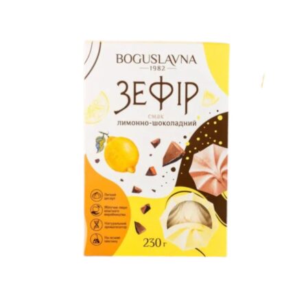 Zefir citron-chocolat 230 g BOGUSLAVNA